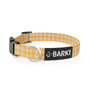 Collier pour chien Carreaux jaune