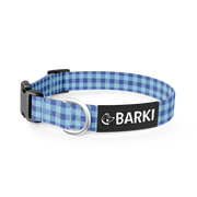 Collier pour chien Carreaux bleu