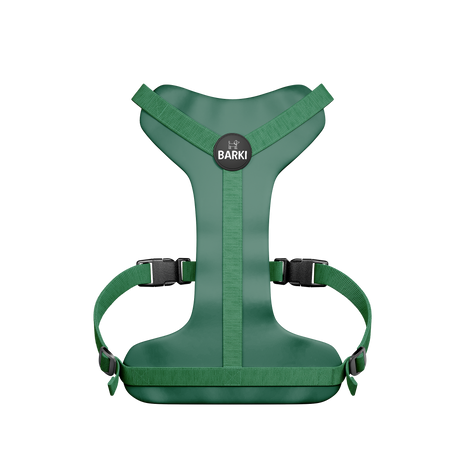 Harnais Barki Vert – côté coloré logo BARKI
