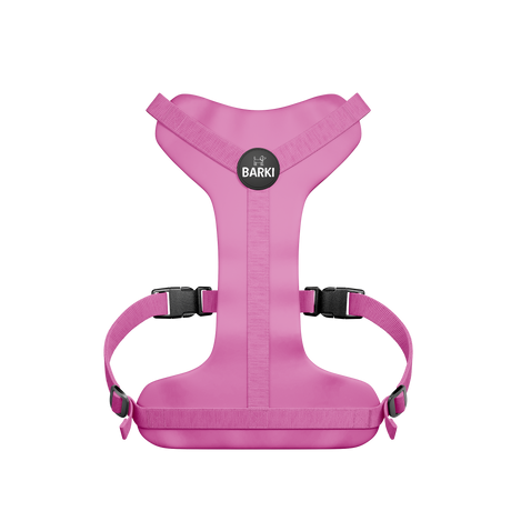 Harnais Barki Rose – côté coloré logo BARKI