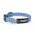 Collier pour chien Carreaux bleu