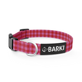 Collier pour chien Carreaux rouge