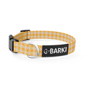 Collier pour chien Carreaux jaune