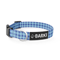 Collier pour chien Carreaux bleu