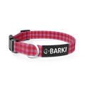 Collier pour chien Carreaux rouge