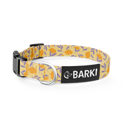 Collier pour chien Jaune Fleuris