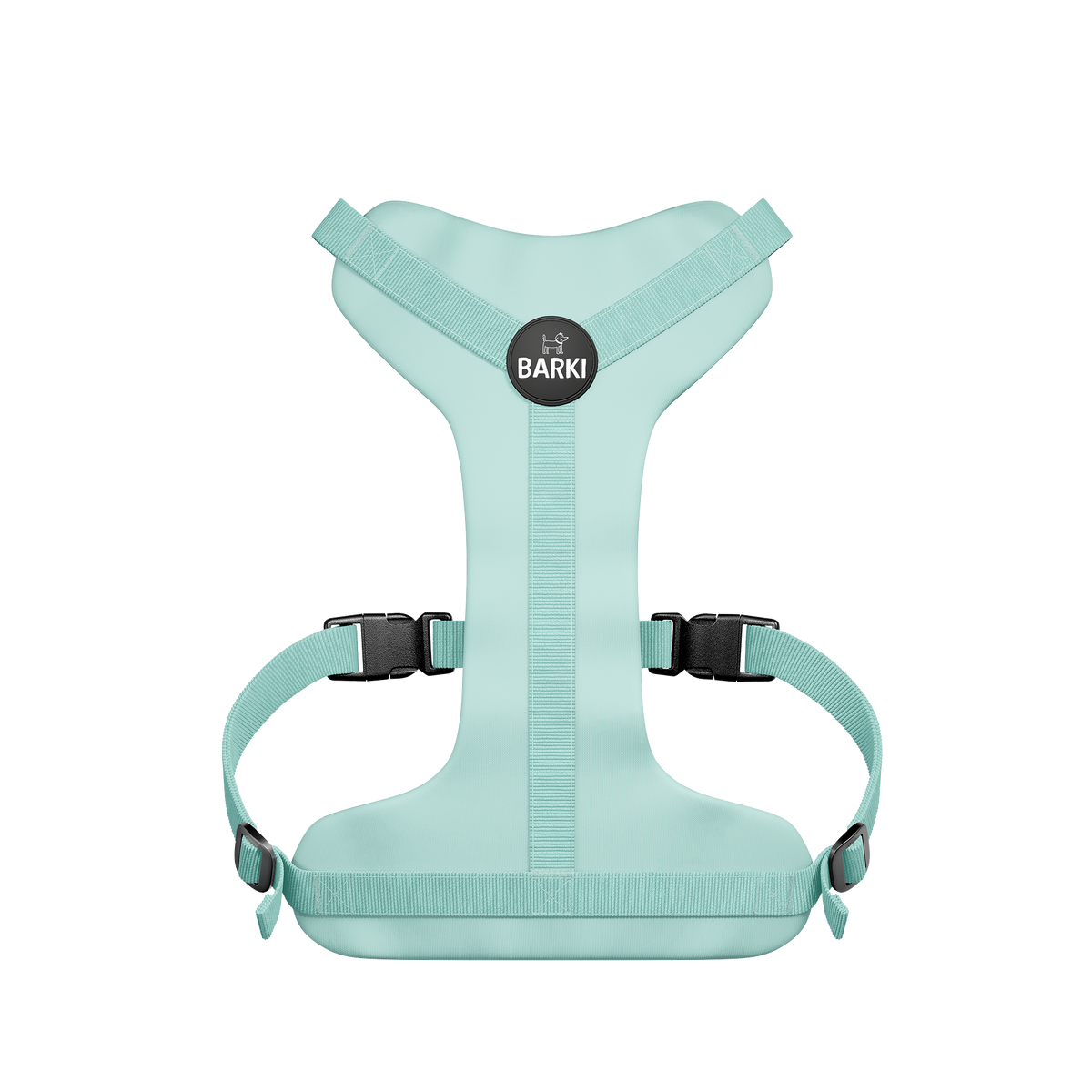 Harnais Barki Aqua – côté coloré logo BARKI