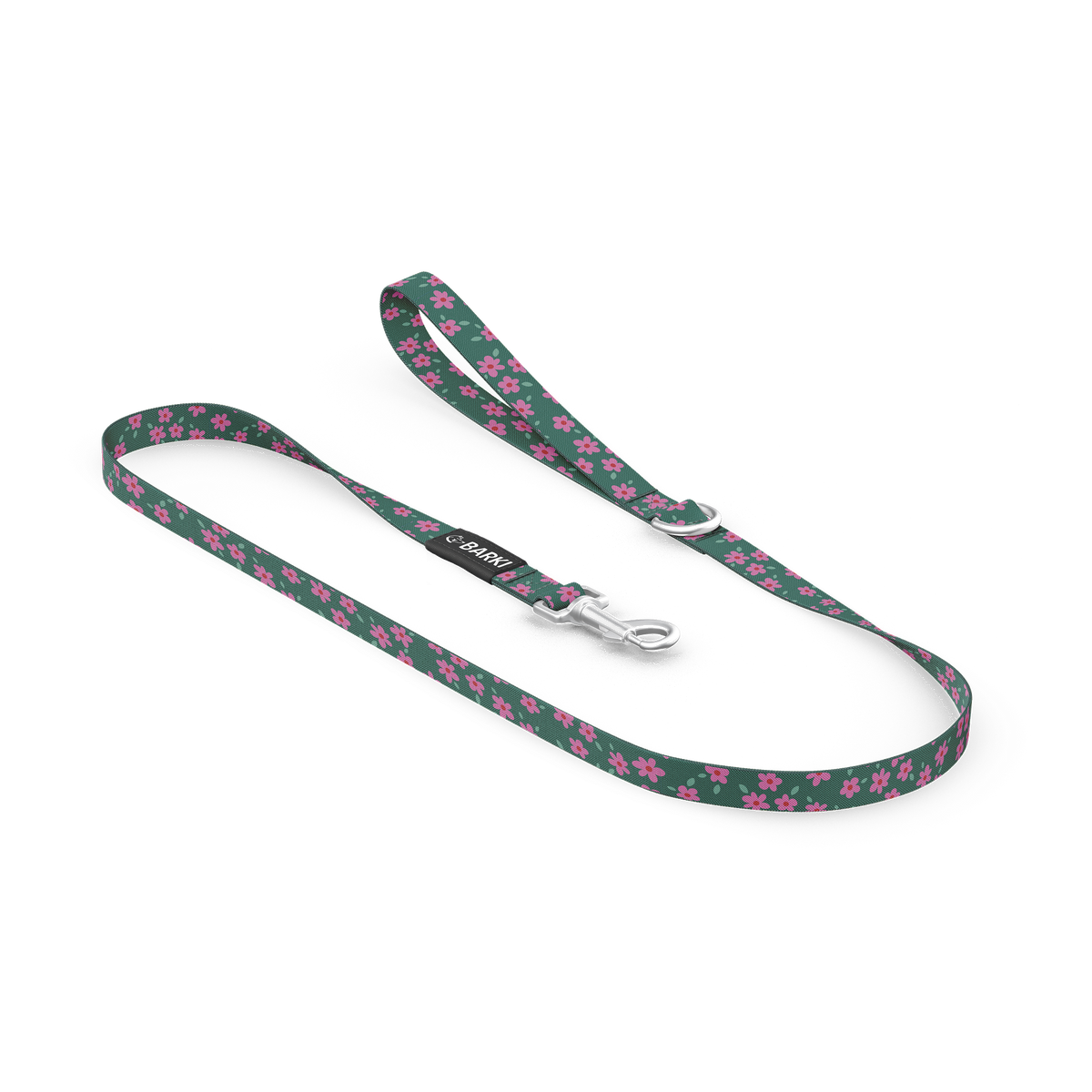 Laisse pour chien Vert Fleuris